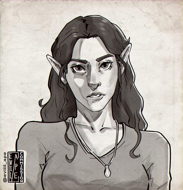 Headshot Lineart sketch